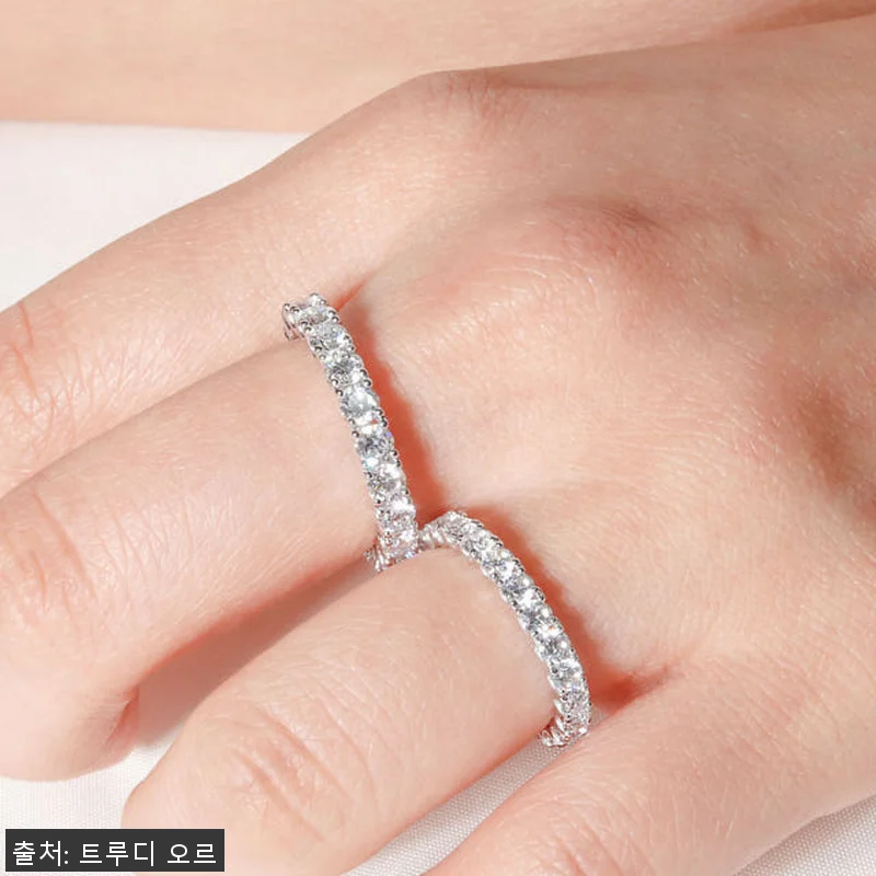 랩 다이아 2.5mm 엔젤릭 링 반지 관련 이미지 3