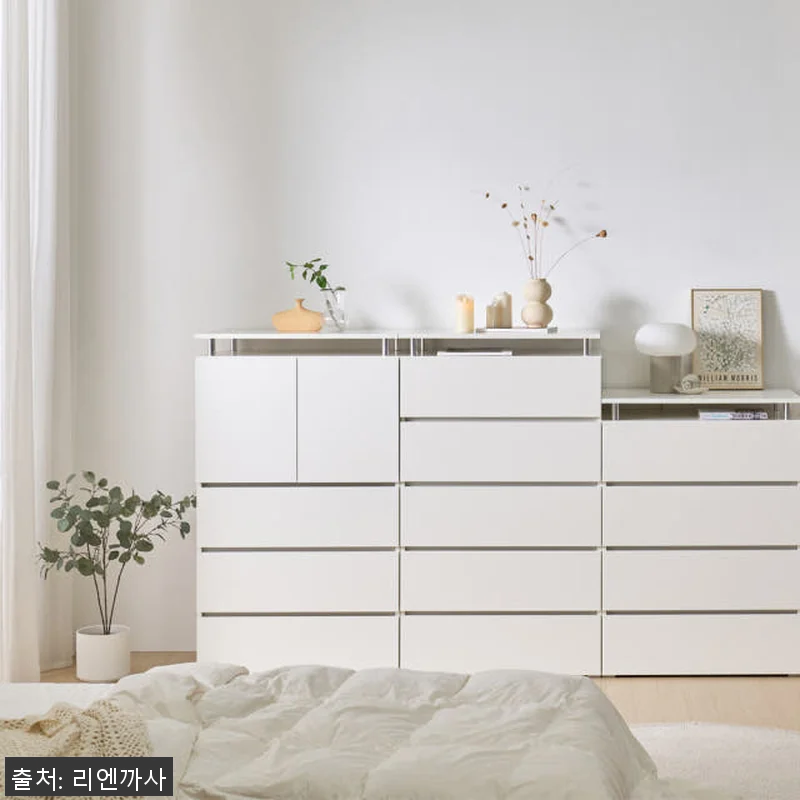 마인 4단 서랍장 800 화이트 사용 관련 이미지 4