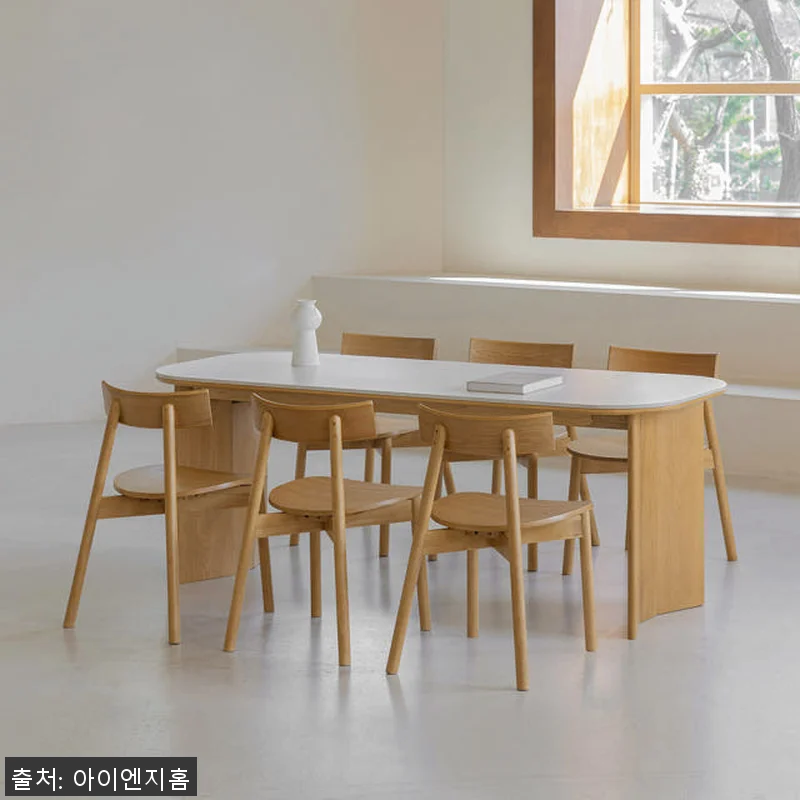 데네브 세라믹 식탁 4인용 원목 포세 관련 이미지 5