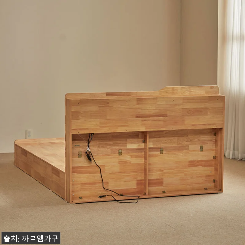 루이스 평상형 LED 수납 침대 퀸 관련 이미지 5