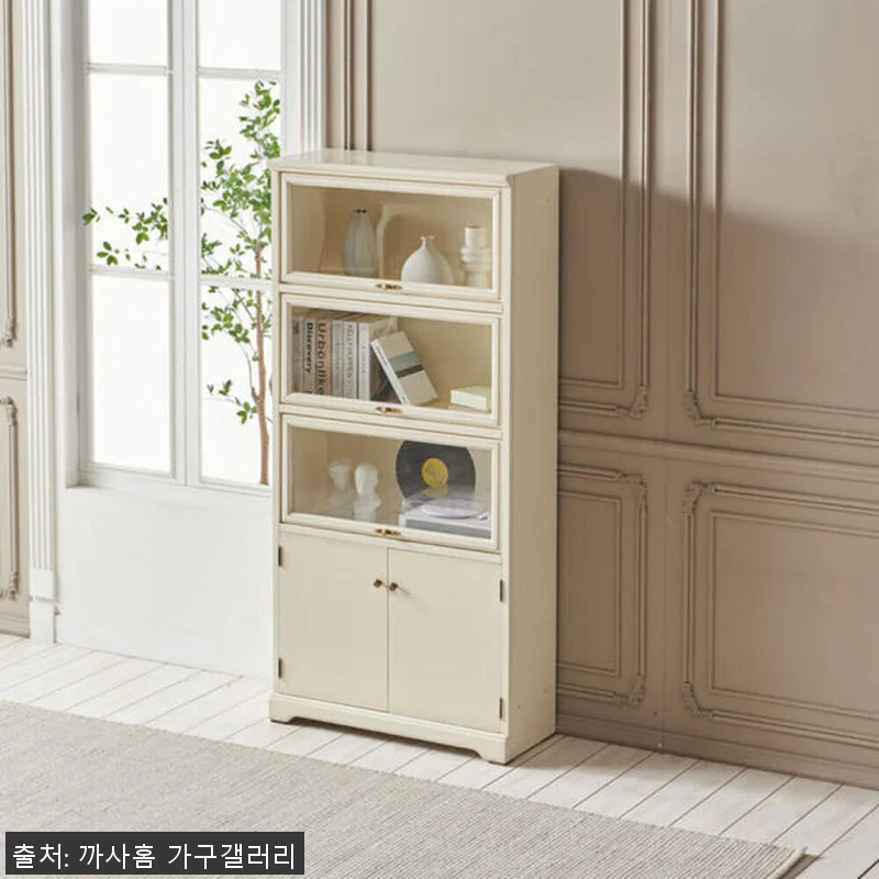 까사홈 헤이미 엔틱 아이보리 원목 장 관련 이미지 5