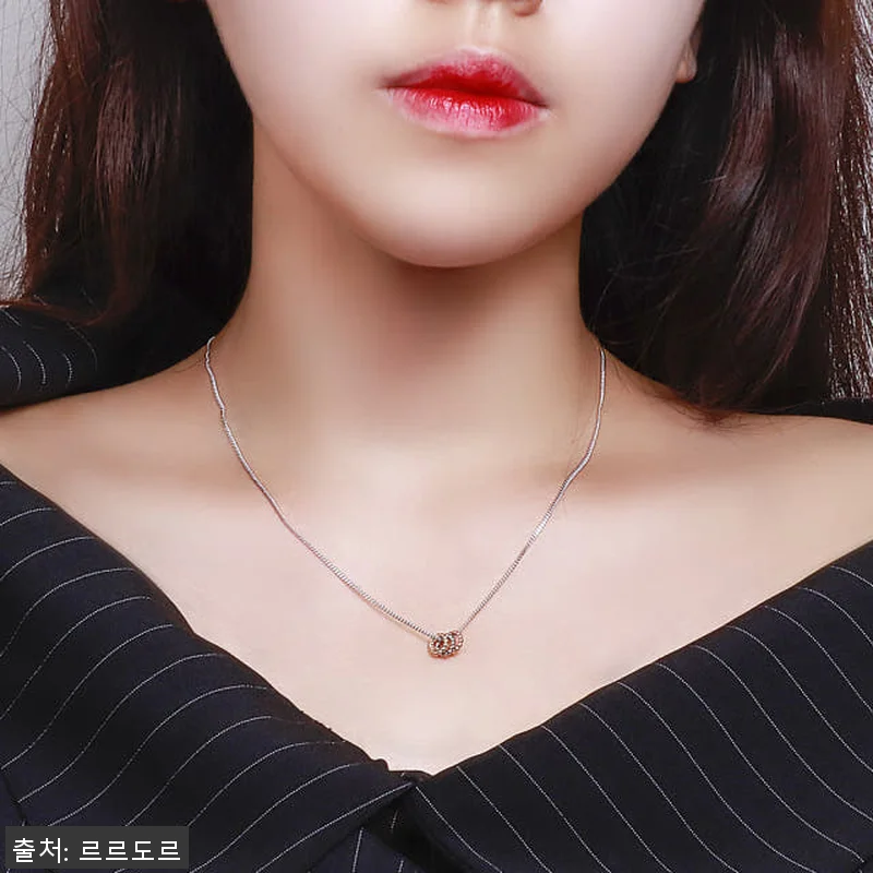 14K 원통 볼 링 펜던트 목걸이 커 관련 이미지 5