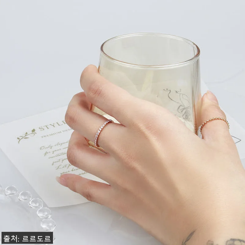 14K 18K 심플 기본 링 반지 하 관련 이미지 5