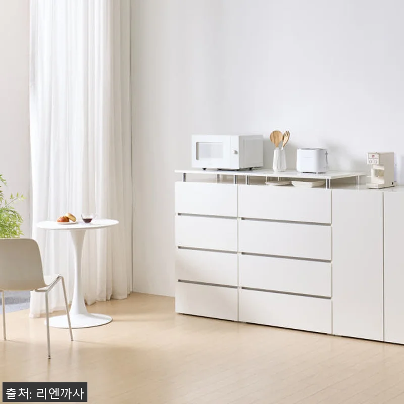 마인 4단 서랍장 800 화이트 사용 관련 이미지 5