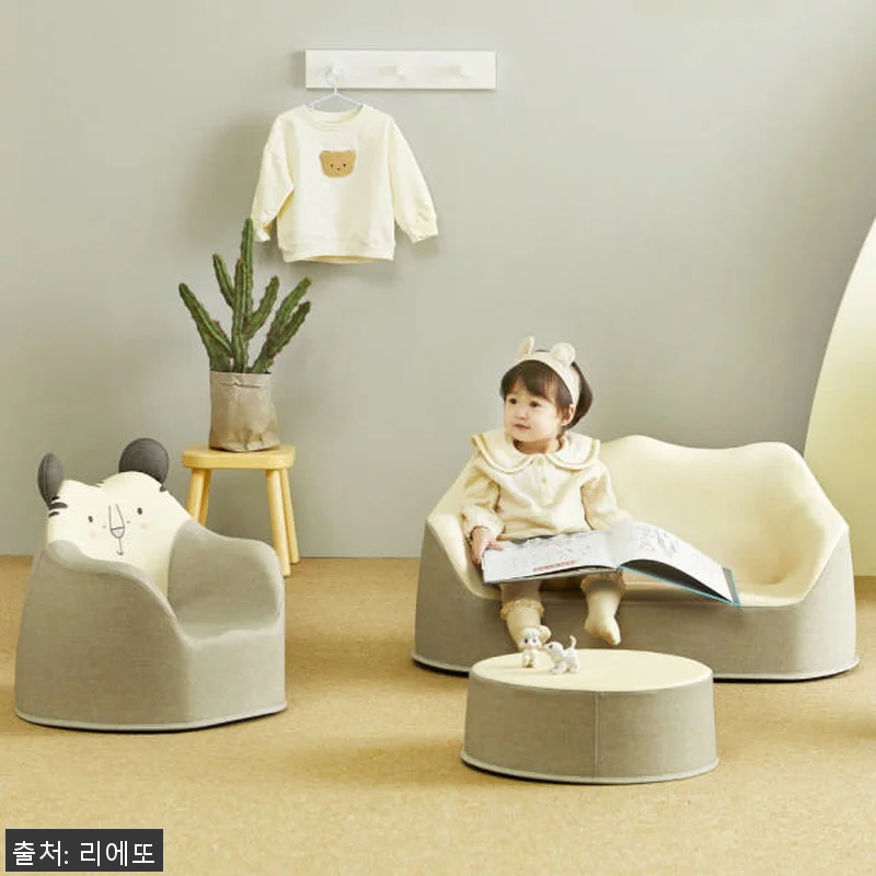 리에또 코지 유아소파 2인용 친환경소 관련 이미지 6