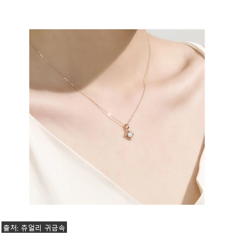 14k 18k 4월탄생석 화이트큐빅 관련 이미지 7