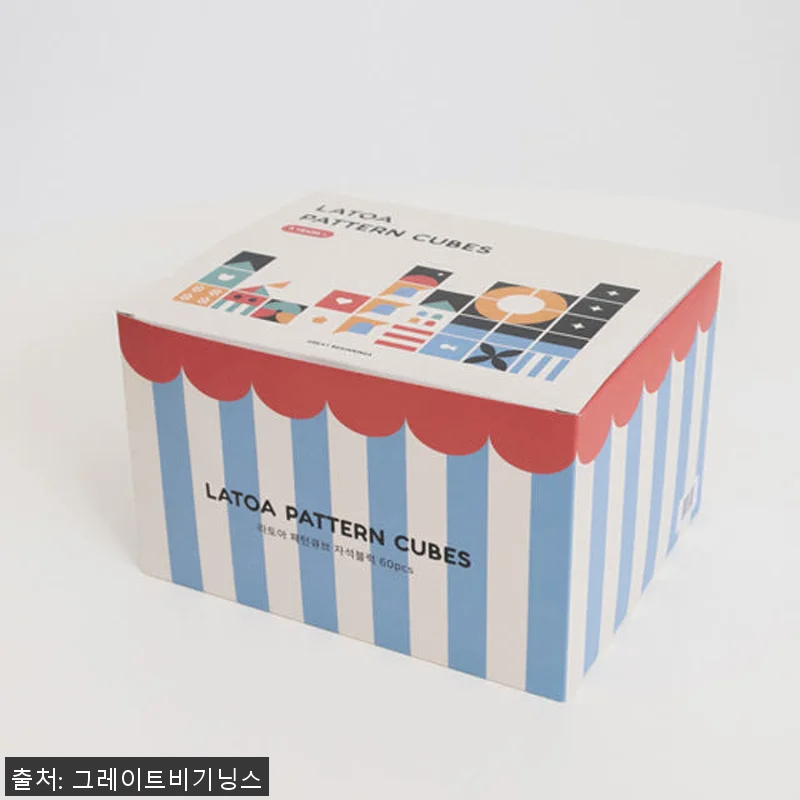 라토아 패턴큐브 자석블럭 60pcs 관련 이미지 7
