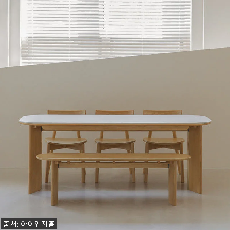 데네브 세라믹 식탁 4인용 원목 포세 관련 이미지 8