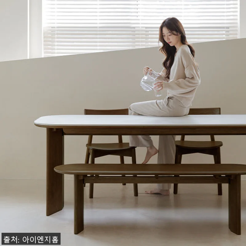데네브 세라믹 식탁 4인용 원목 포세 관련 이미지 9