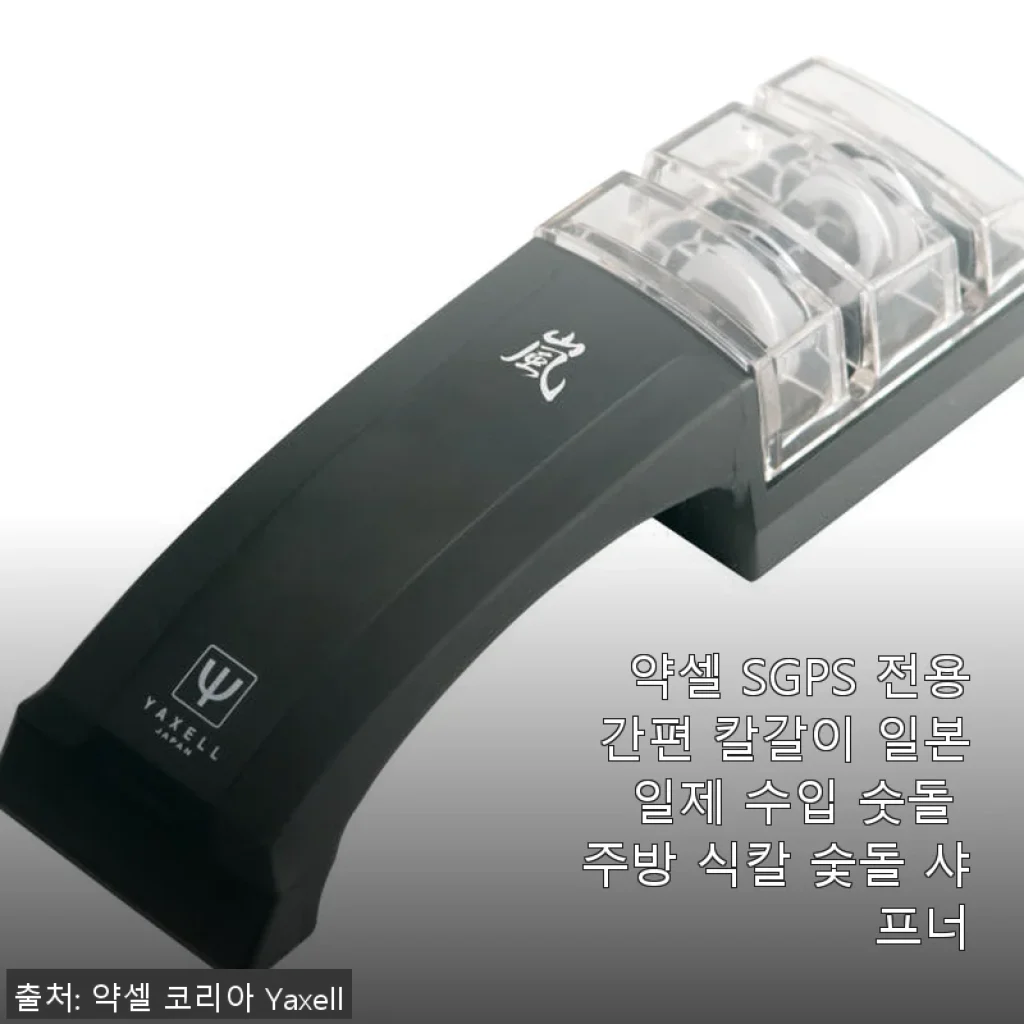 약셀 SGPS 전용 간편 칼갈이 사용후기: 일본 일제 숫돌로 주방칼 관리하기