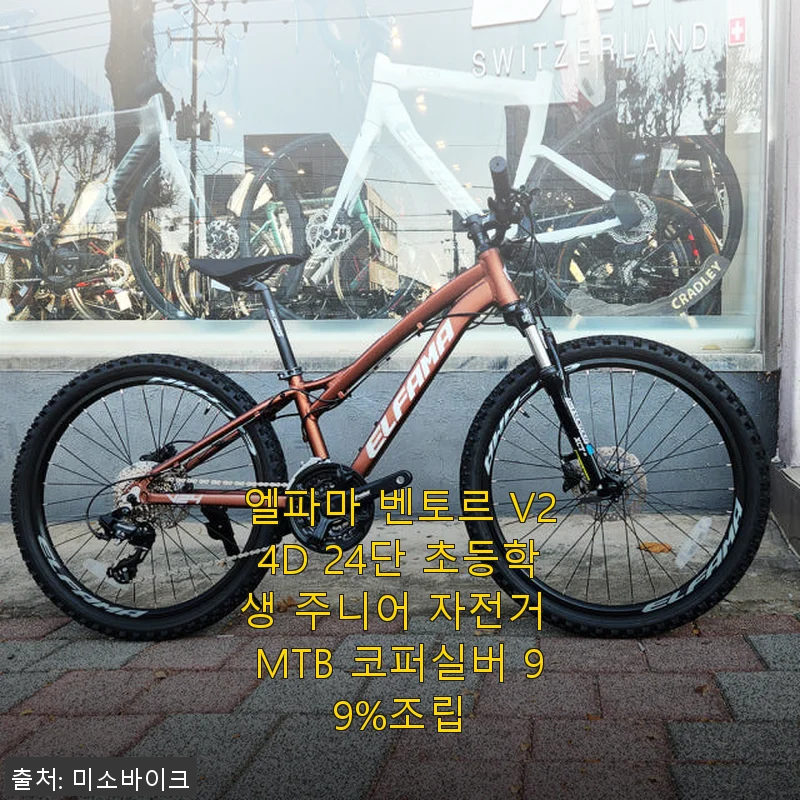 엘파마 벤토르 V24D 24단 초등학생 자전거 사용후기: 우리 아이 첫 MTB 경험기