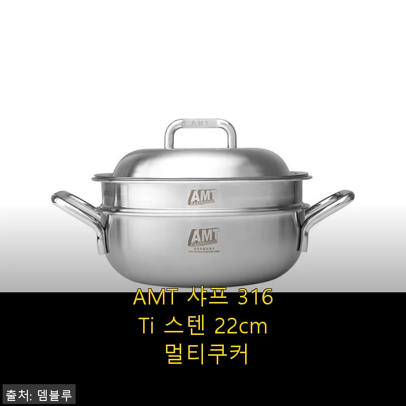 AMT 샤프 316Ti 스텐 22cm 멀티쿠커 사용후기와 다용도 활용법