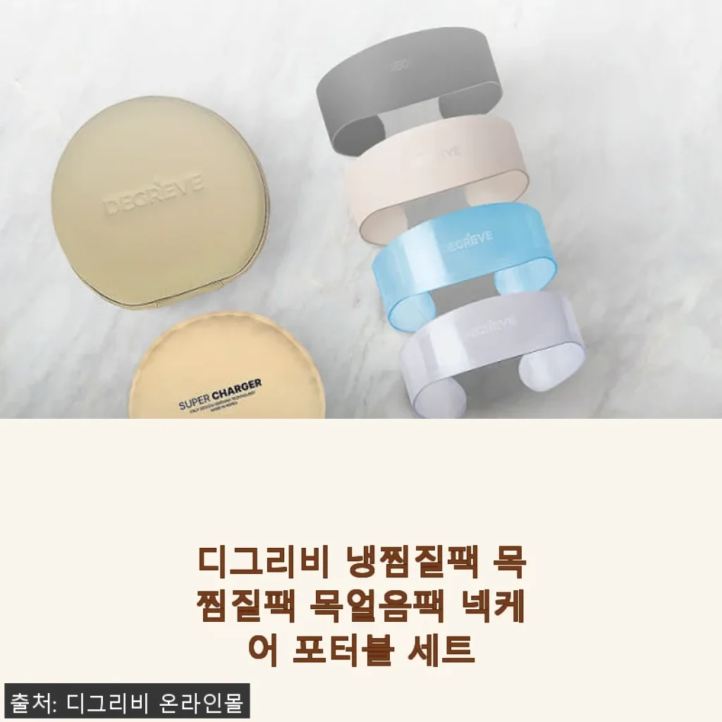 디그리비 냉찜질팩 목찜질팩 사용 후기, 여름철 필수 넥케어 아이템