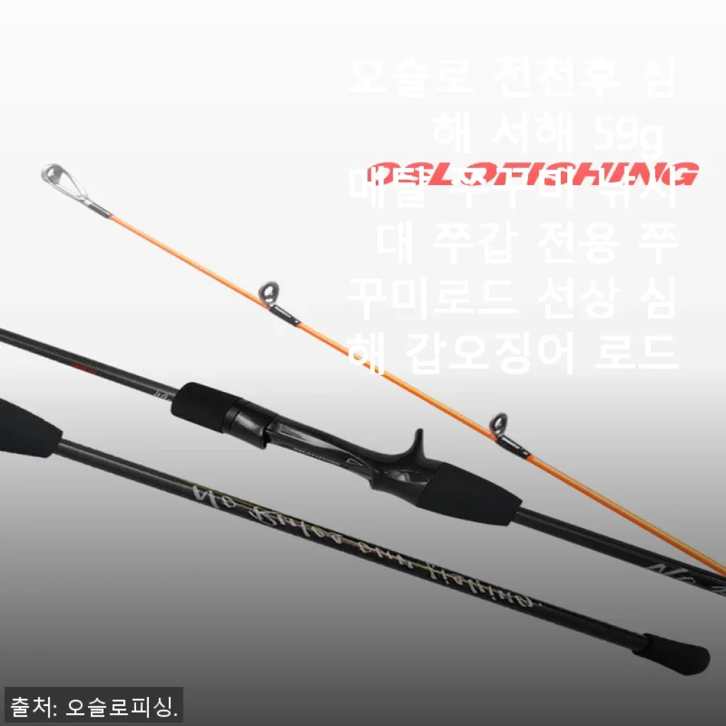 오슬로 전천후 심해 서해 59g 메탈 쭈꾸미 낚시대 사용후기