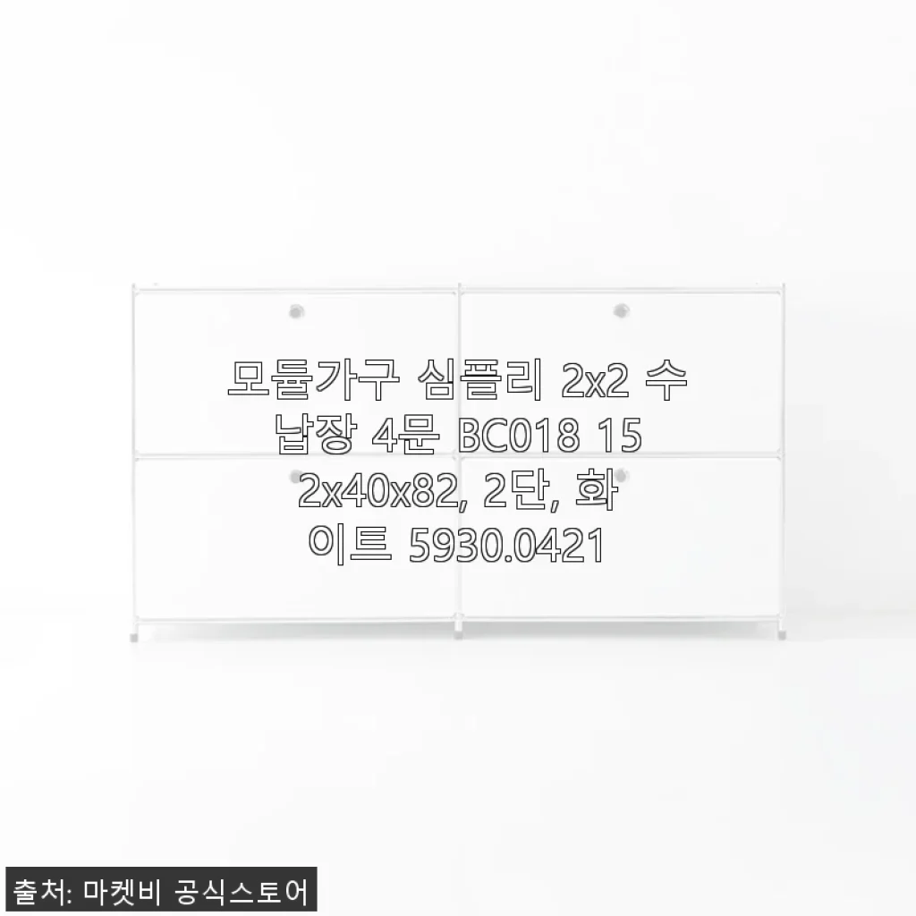 모듈가구 심플리 2x2 수납장 4문 BC018 사용후기 및 제품소개