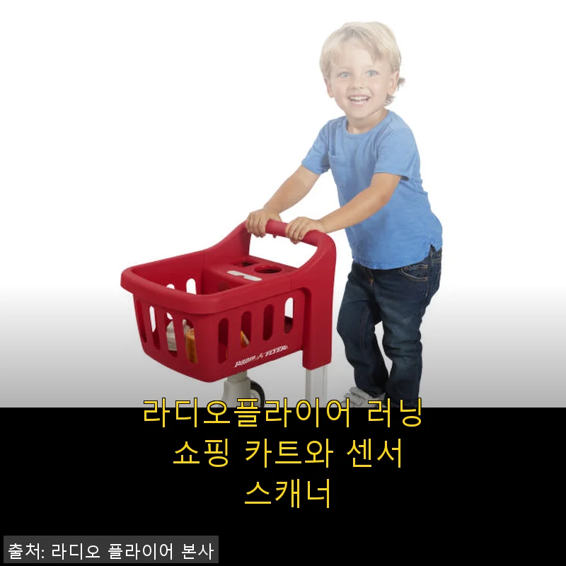 라디오플라이어 러닝 쇼핑 카트와 센서 스캐너 사용후기