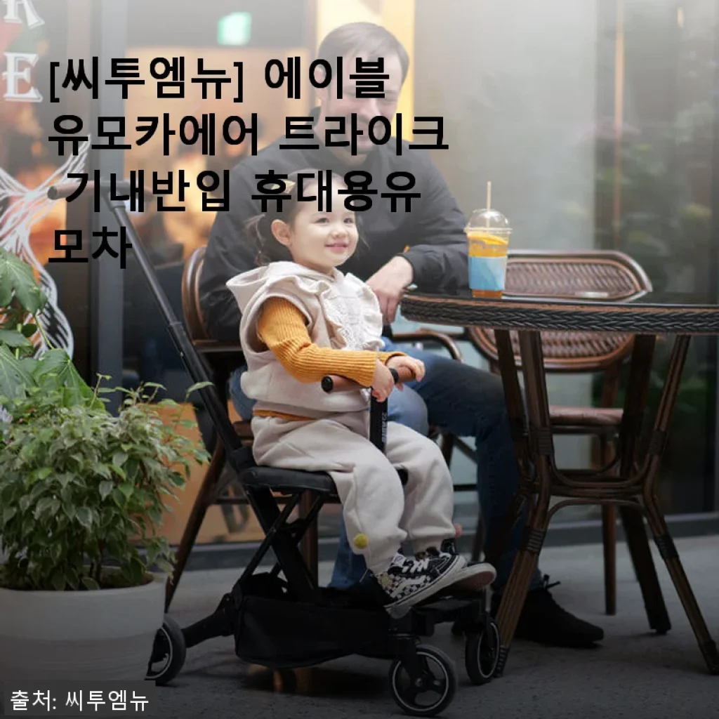 씨투엠뉴 에이블유모카에어 트라이크 기내반입 휴대용유모차 사용후기