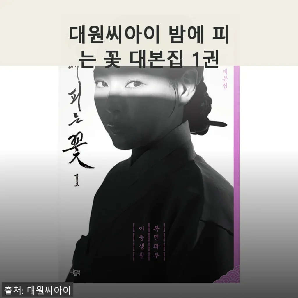 대원씨아이 밤에 피는 꽃 대본집 1권 사용후기 및 제품소개