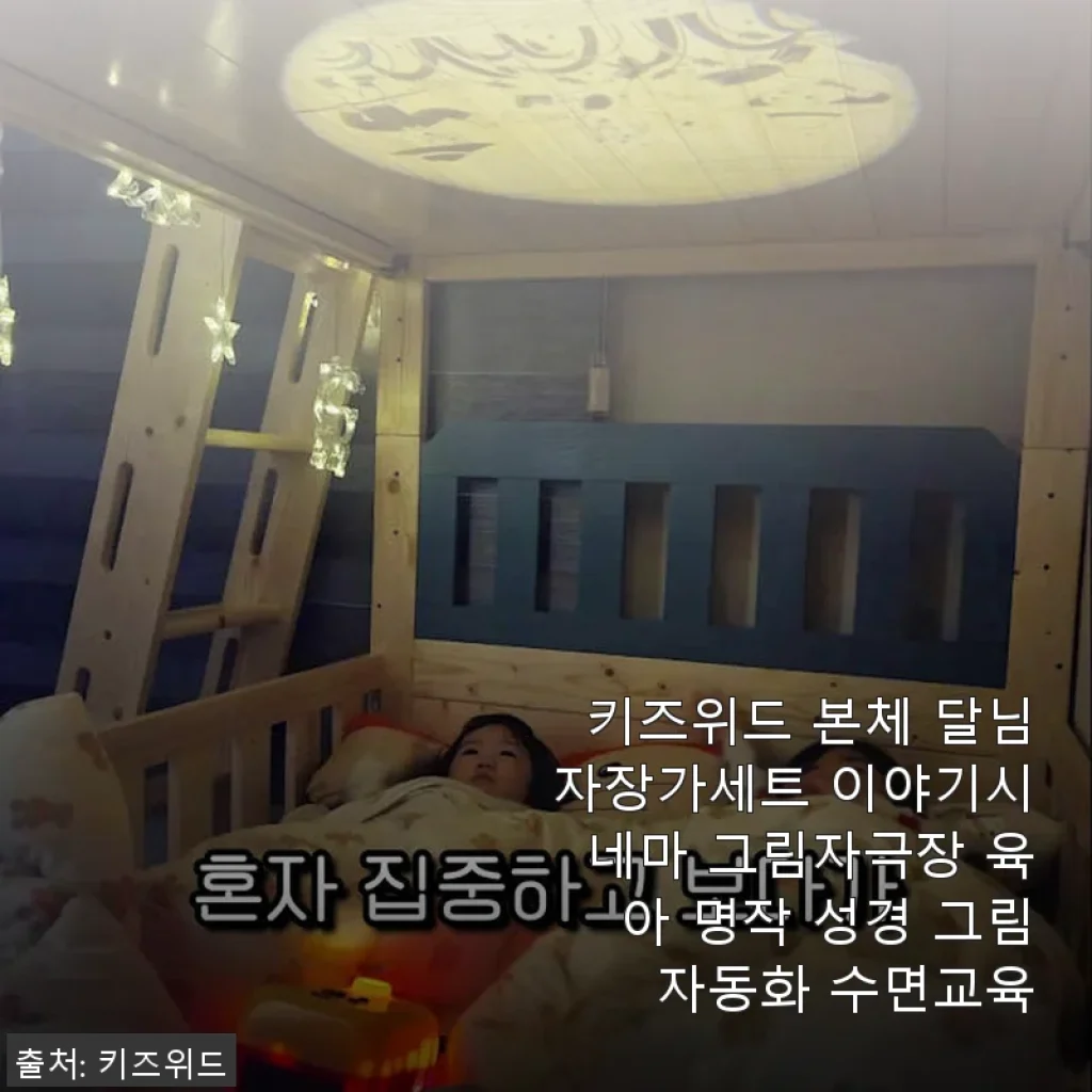 키즈위드 본체 달님자장가세트 사용후기: 육아 필수 아이템으로 자리잡은 그림자극장