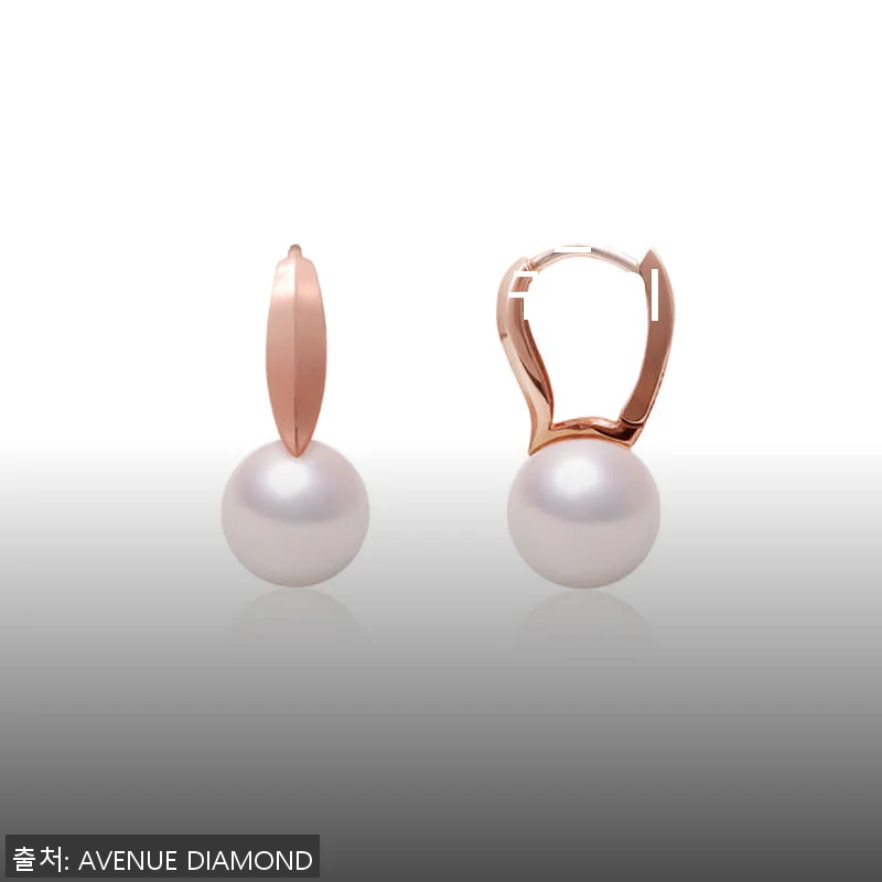 샤를 14K 18K 천연 아코야 해수 원터치 진주 귀걸이 AAA+ 사용후기