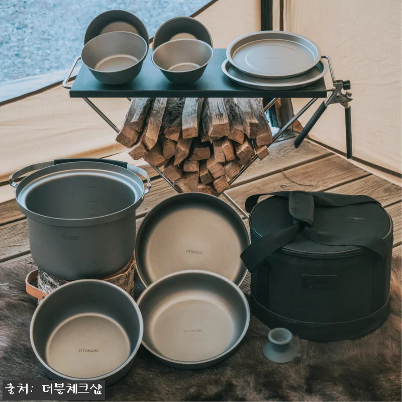 클래딘 리얼 티타늄 캠핑 코펠 V2 관련 이미지 1