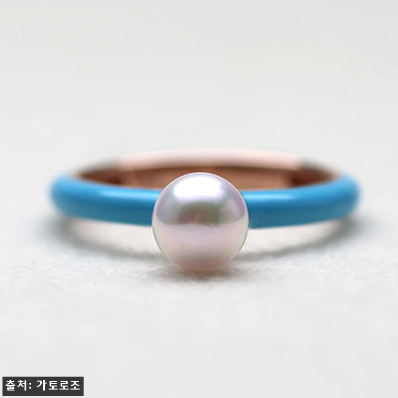 14k 해수진주 아코야 진주 반지 에 관련 이미지 2