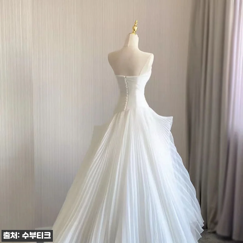 튜브탑 결혼식 웨딩촬영 벨라인 본식 관련 이미지 3