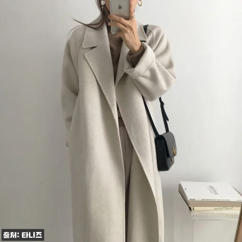 타니즈 겨울 여자 파이로 루즈핏 카라 관련 이미지 2
