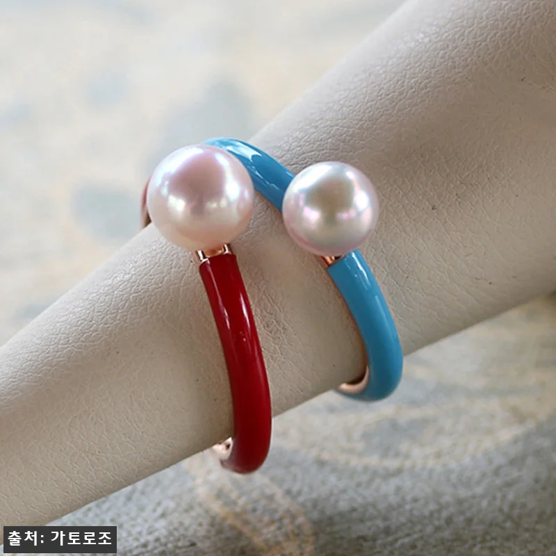 14k 해수진주 아코야 진주 반지 에 관련 이미지 3