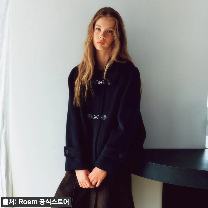 로엠 버클 미디 코트 RMJHG11R 관련 이미지 3