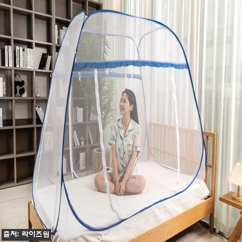 라이즈원 침대 모기장 텐트 사용 후기 관련 이미지 3