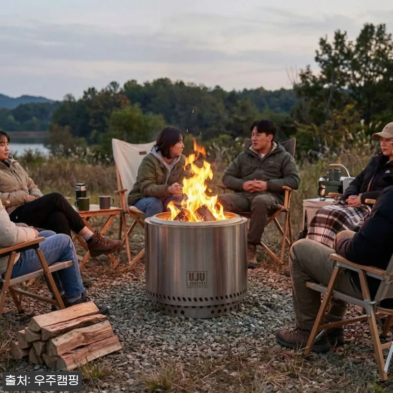 우주캠핑 우드스토브 50 이중연소 화 관련 이미지 3