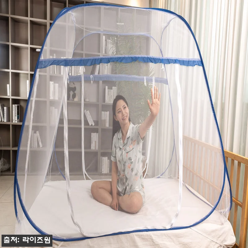 라이즈원 침대 모기장 텐트 사용 후기 관련 이미지 4