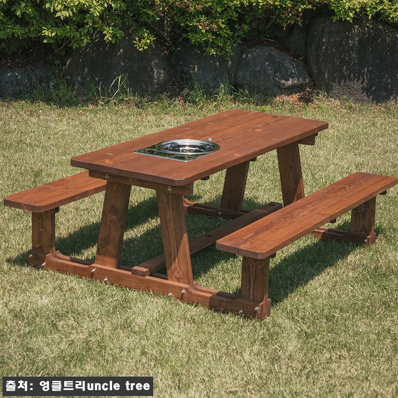 로스타형 야외테이블 세트 파라솔 피크 관련 이미지 4