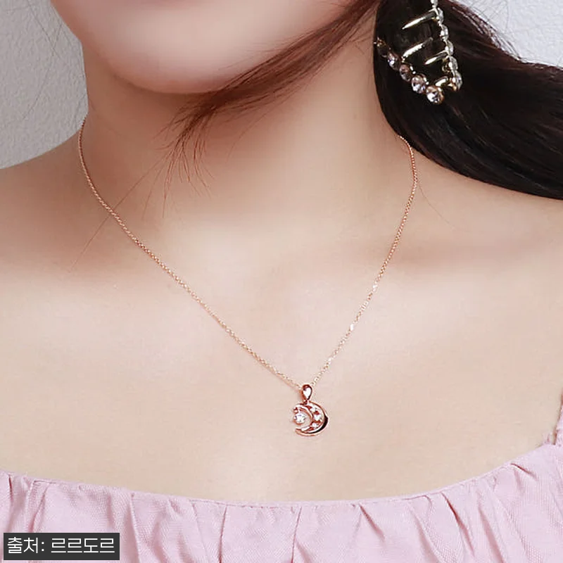 14k 18k 달 펜던트 큐빅 딸랑이 관련 이미지 5
