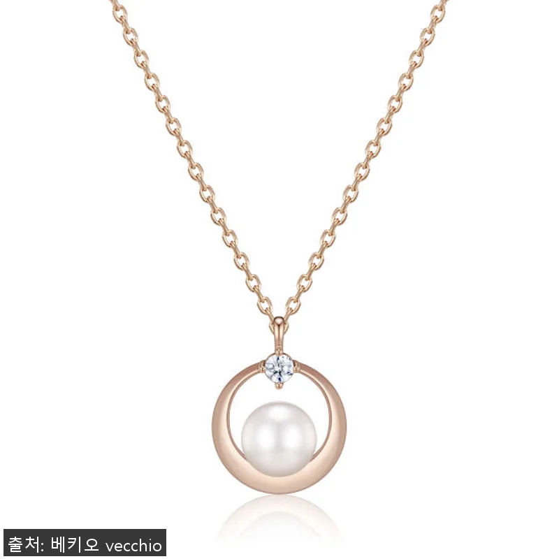 14k 레아 스와로브스키 진주 금 목 관련 이미지 6