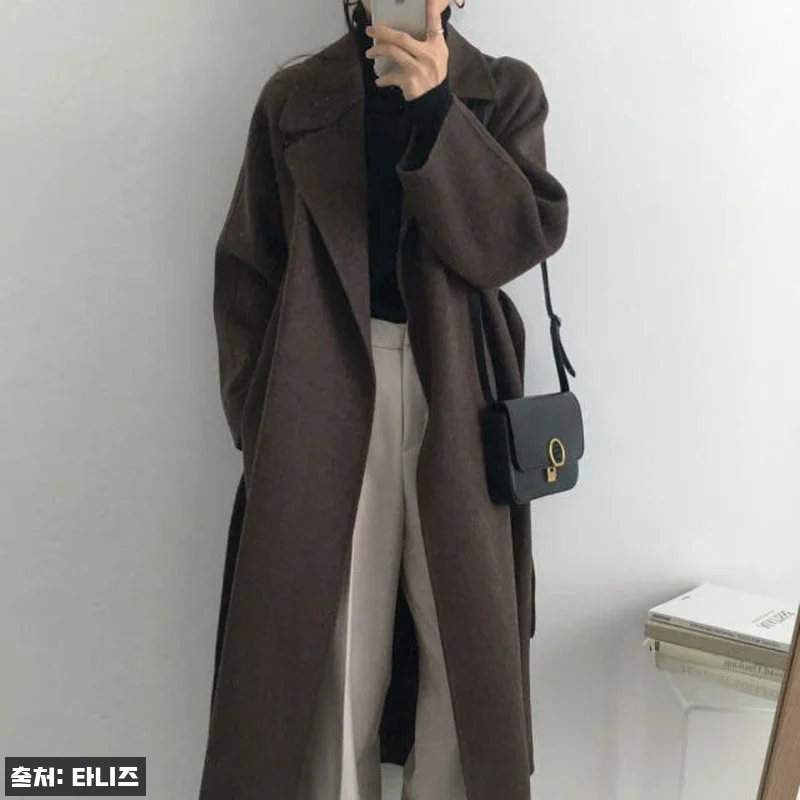 타니즈 겨울 여자 파이로 루즈핏 카라 관련 이미지 5