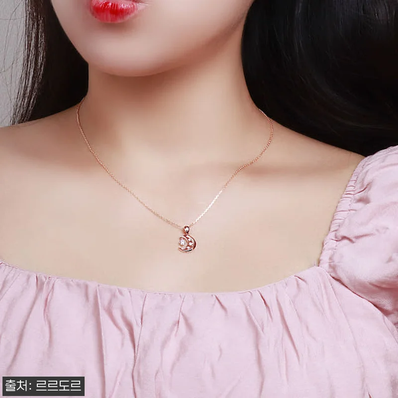 14k 18k 달 펜던트 큐빅 딸랑이 관련 이미지 6