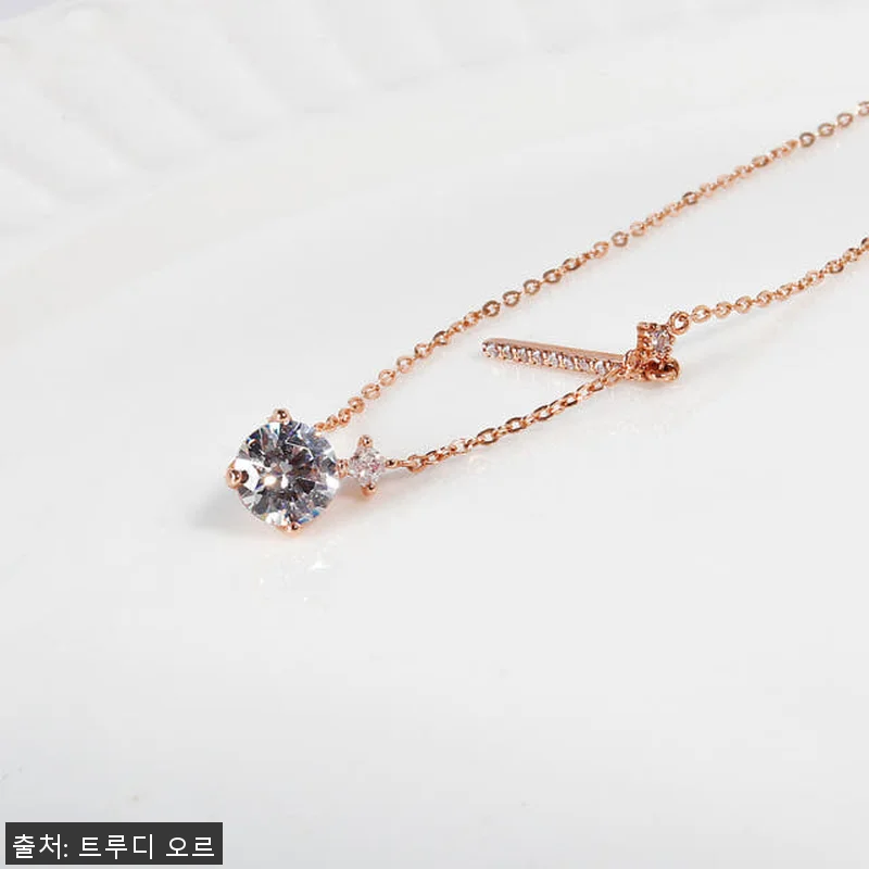 3부 5부 랩 다이아 에이프릴 목걸이 관련 이미지 7
