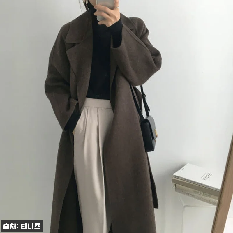 타니즈 겨울 여자 파이로 루즈핏 카라 관련 이미지 6