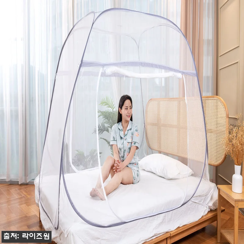 라이즈원 침대 모기장 텐트 사용 후기 관련 이미지 8