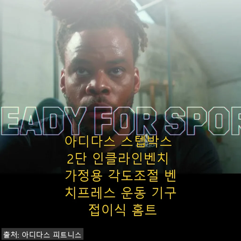아디다스 스텝박스 2단 인클라인벤치 사용후기 - 집에서도 제대로 운동하기