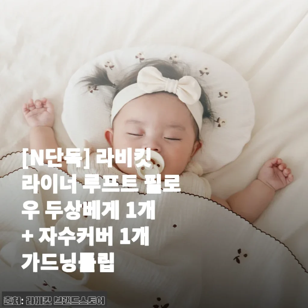 라비킷 라이너 루프트 필로우 두상베게 사용후기와 제품 소개