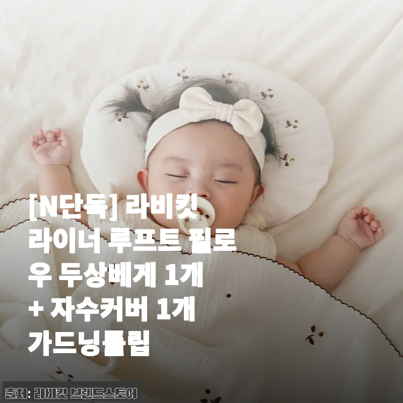 라비킷 라이너 루프트 필로우 두상베게 사용후기와 제품 소개