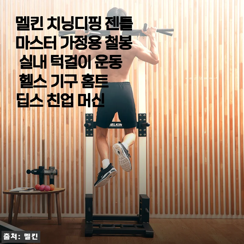 멜킨 치닝디핑 젠틀마스터 가정용 철봉 사용 후기