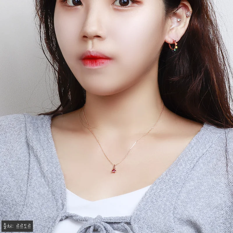 14k 18k 미니 곰돌이 펜던트 루 관련 이미지 4