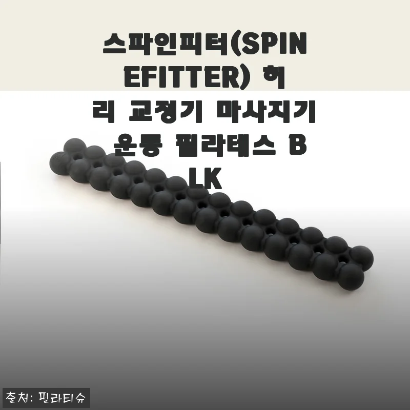 스파인피터 허리 교정기 BLK, 3주 사용 후 달라진 자세와 통증 변화