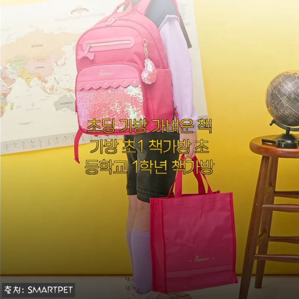 초등학교 1학년 입학 준비, 가벼운 초딩 가방 직접 써보니 아이도 엄마도 만족