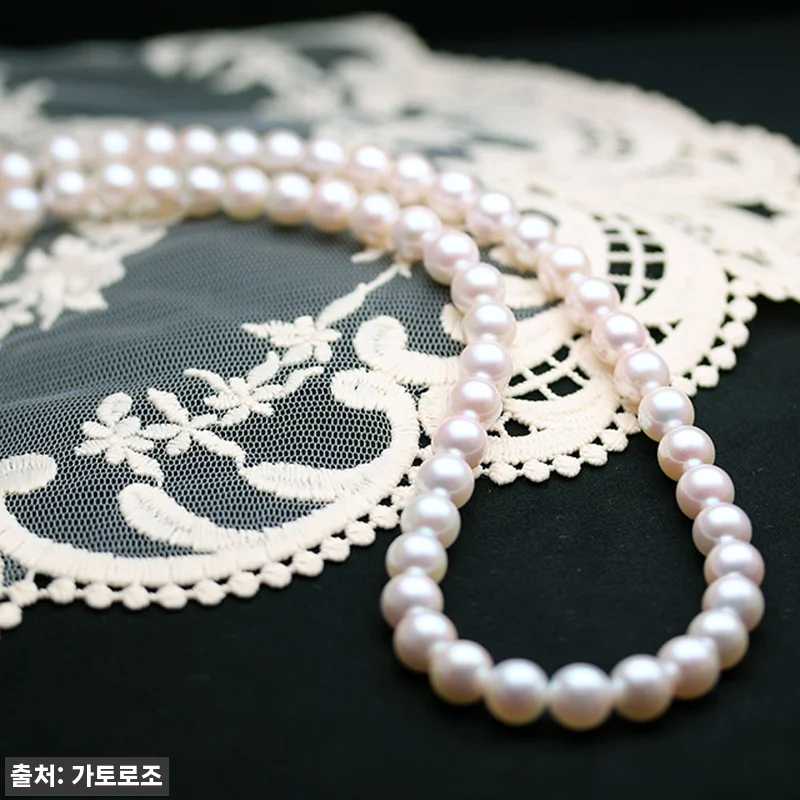 8~8.5mm 아코야 해수 진주 비드 관련 이미지 3