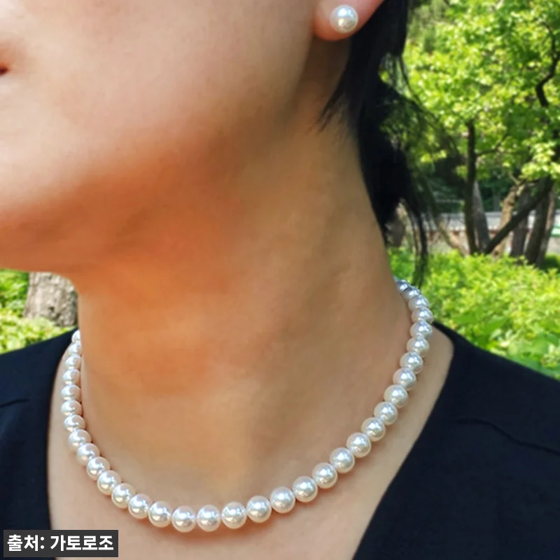 8~8.5mm 아코야 해수 진주 비드 관련 이미지 5